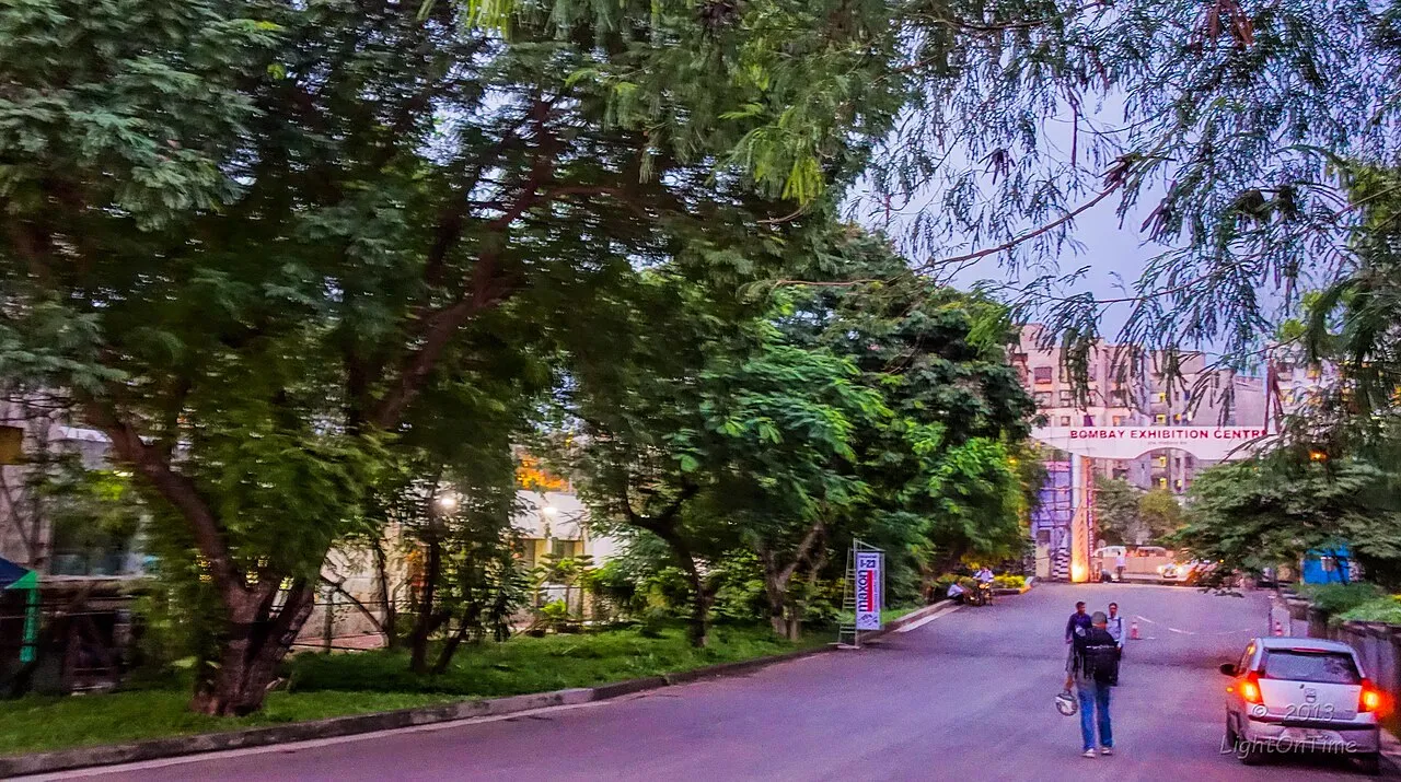 Entrance to Bombay Exhibition Centre (NESCO), Goregaon
